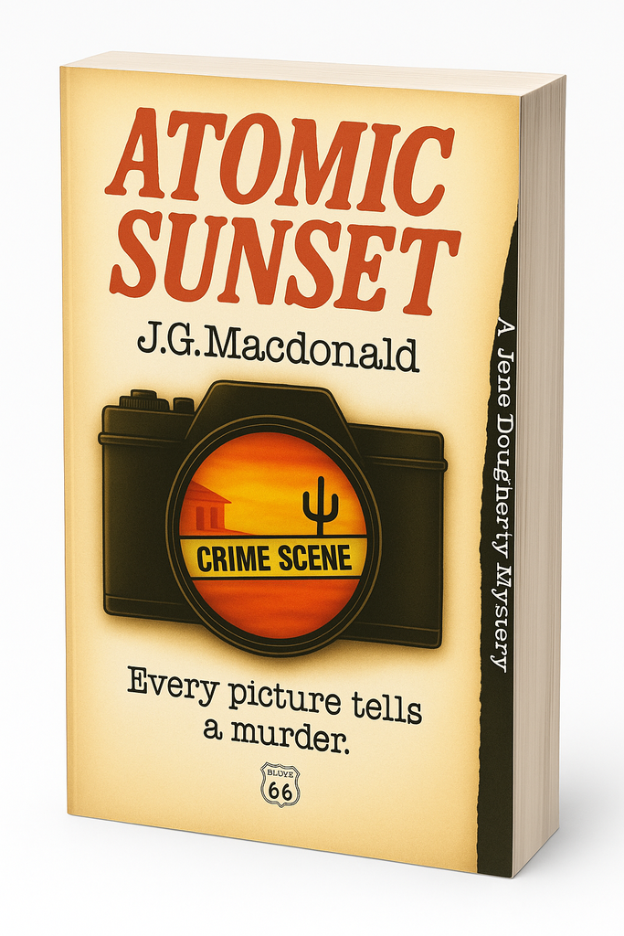 Atomic Sunset: a quirky new mystery book by what's her name ...